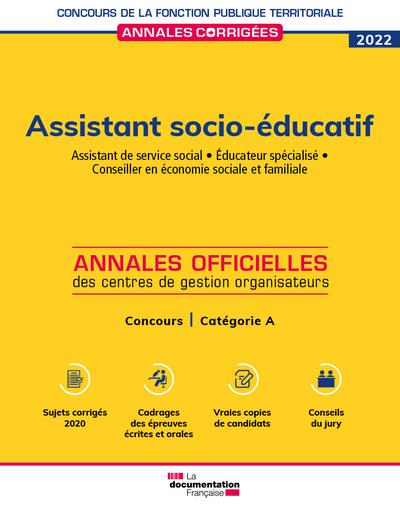 ASSISTANT SOCIO-EDUCATIF 2022 - CONCOURS CATEGORIE B
