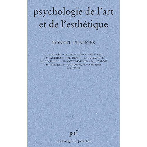 PSYCHOLOGIE DE L'ART ET ESTHETIQUE