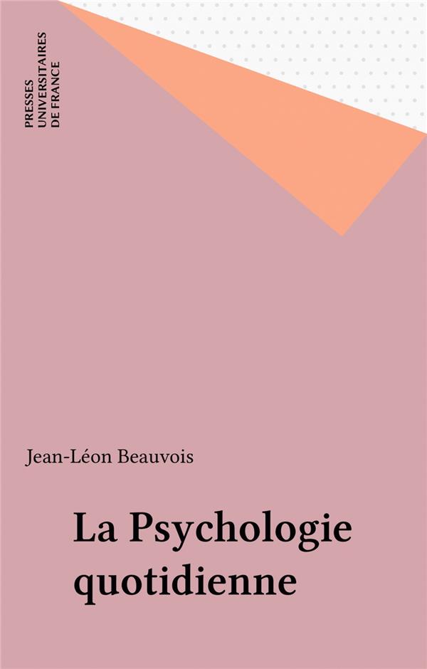 PSYCHOLOGIE QUOTIDIENNE