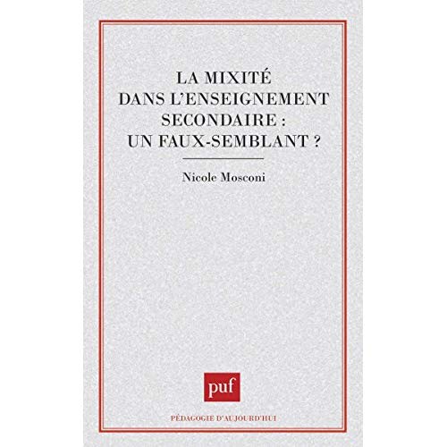 MIXITE DANS ENSEIGNEMENT SECONDAIRE