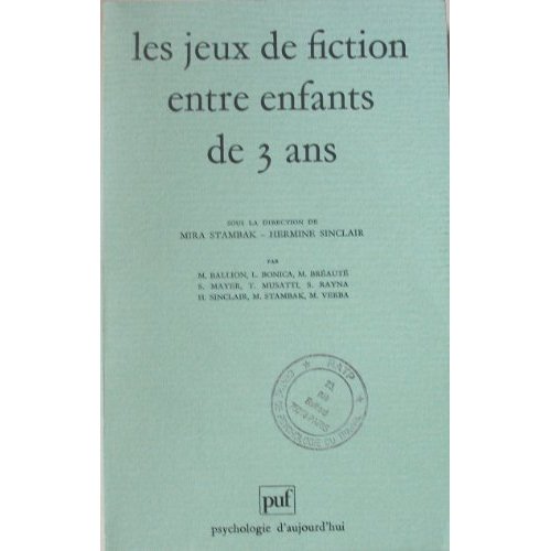 JEUX DE FICTION ENTRE ENFANTS 3 ANS