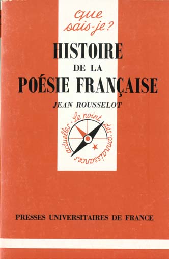 HISTOIRE DE LA POESIE FRANCAISE