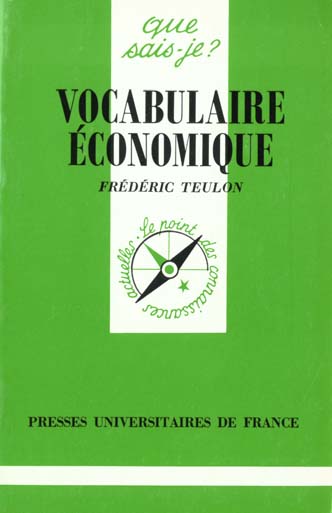 VOCABULAIRE ECONOMIQUE