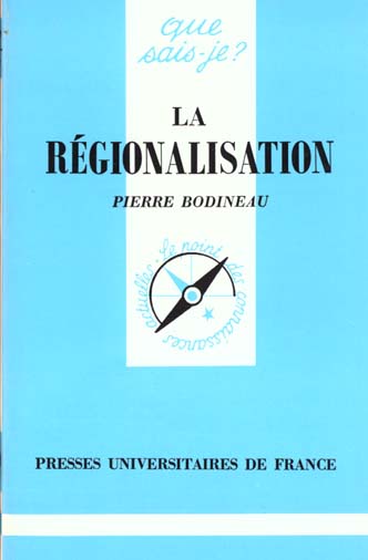 LA REGIONALISATION