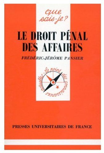 LE DROIT PENAL DES AFFAIRES