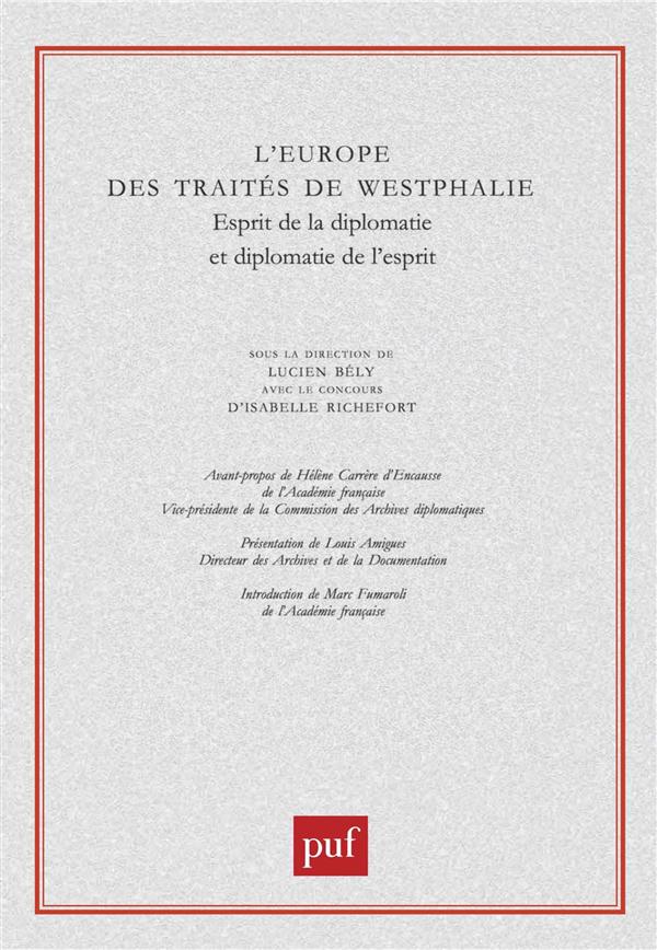 L'EUROPE DES TRAITES DE WESTPHALIE