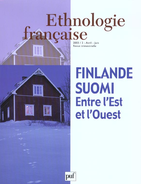 ETHNOLOGIE FRANCAISE 2003, N  2 - FINLANDE