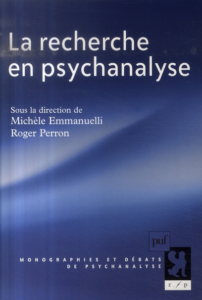 LA RECHERCHE EN PSYCHANALYSE