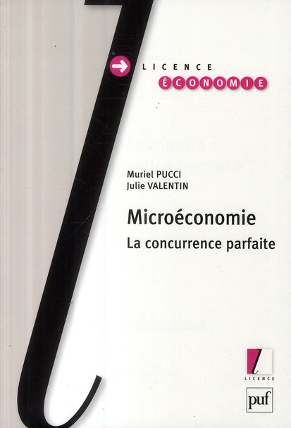 MICROECONOMIE. LA CONCURRENCE PARFAITE