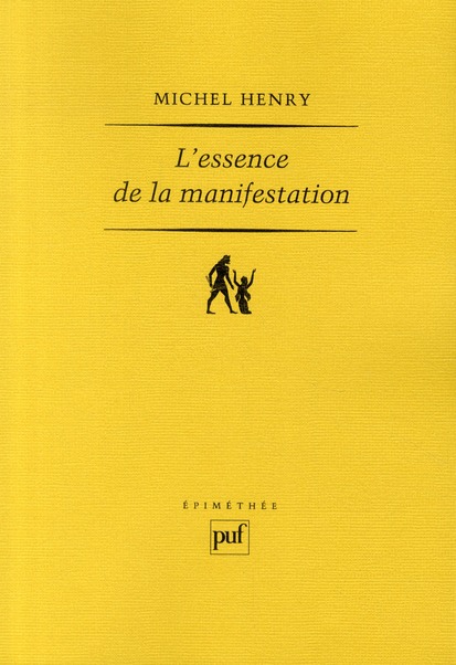 L'ESSENCE DE LA MANIFESTATION