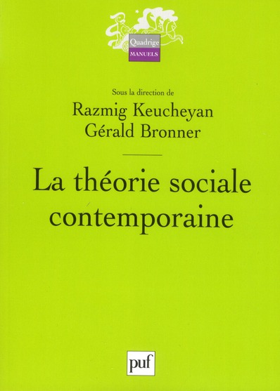 LA THEORIE SOCIALE CONTEMPORAINE