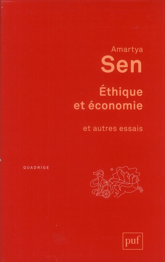 ETHIQUE ET ECONOMIE - ET AUTRES ESSAIS. TRADUIT DE L'ANGLAIS PAR SOPHIE MARNAT