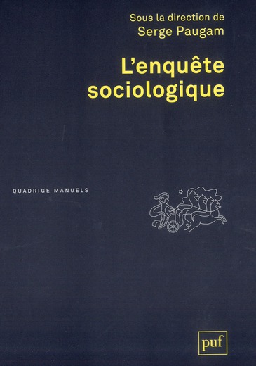 L'ENQUETE SOCIOLOGIQUE