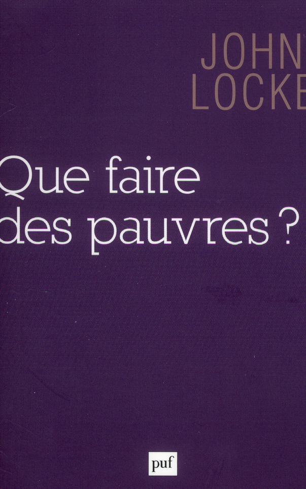 QUE FAIRE DES PAUVRES ?