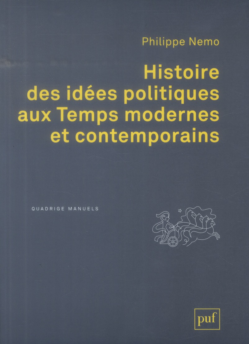 HISTOIRE DES IDEES POLITIQUES AUX TEMPS MODERNES ET CONTEMPORAINS