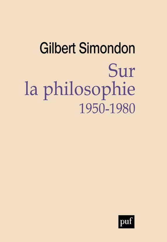 SUR LA PHILOSOPHIE (1950-1980)