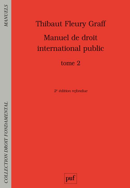 MANUEL DE DROIT INTERNATIONAL PUBLIC TOME 2
