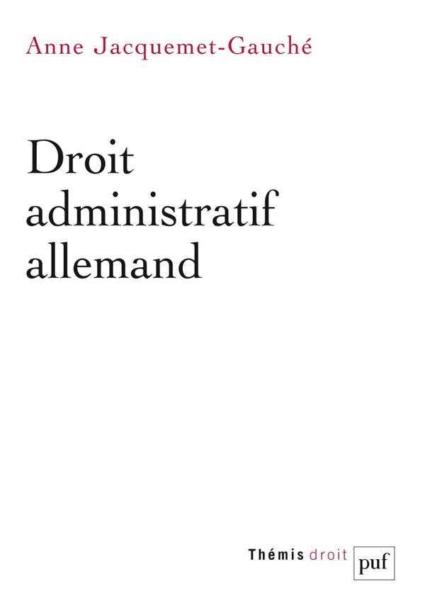DROIT ADMINISTRATIF ALLEMAND