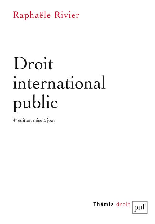 DROIT INTERNATIONAL PUBLIC