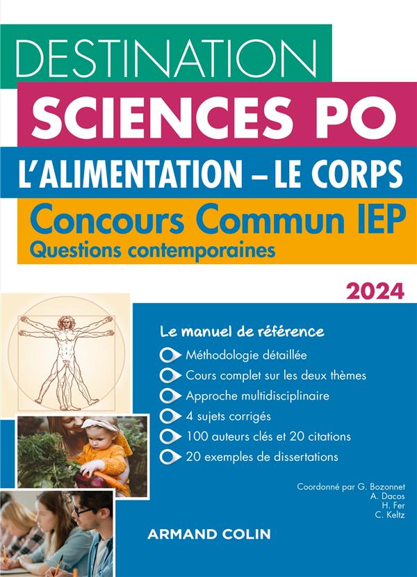 DESTINATION SCIENCES PO QUESTIONS CONTEMPORAINES 2024 - CONCOURS COMMUN IEP - L'ALIMENTATION. LE COR