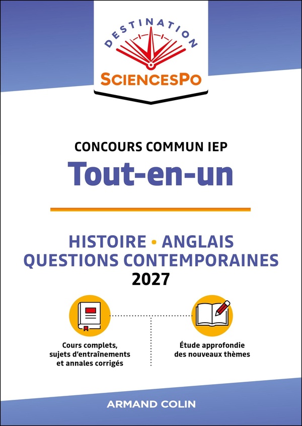 DESTINATION SCIENCES PO - CONCOURS COMMUN IEP 2027 - TOUT-EN-UN