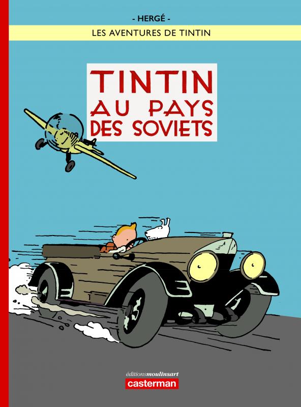 TINTIN - T01 - TINTIN AU PAYS DES SOVIETS - EDITION NOIR ET BLANC COLORISEE