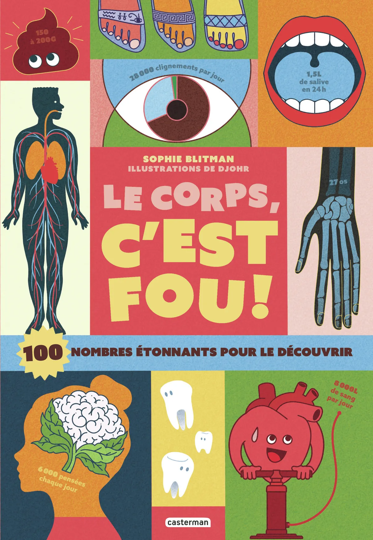 LE CORPS, C'EST FOU ! - 100 NOMBRES ETONNANTS POUR LE DECOUVRIR