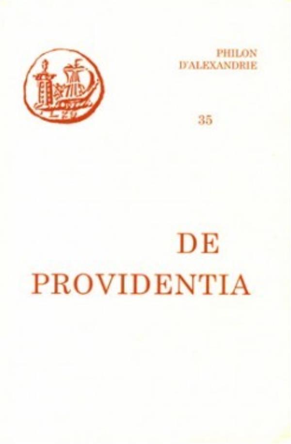 DE PROVIDENTIA, I-II