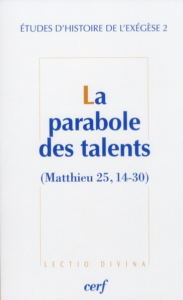 LA PARABOLE DES TALENTS (MATTHIEU 25, 14-30)