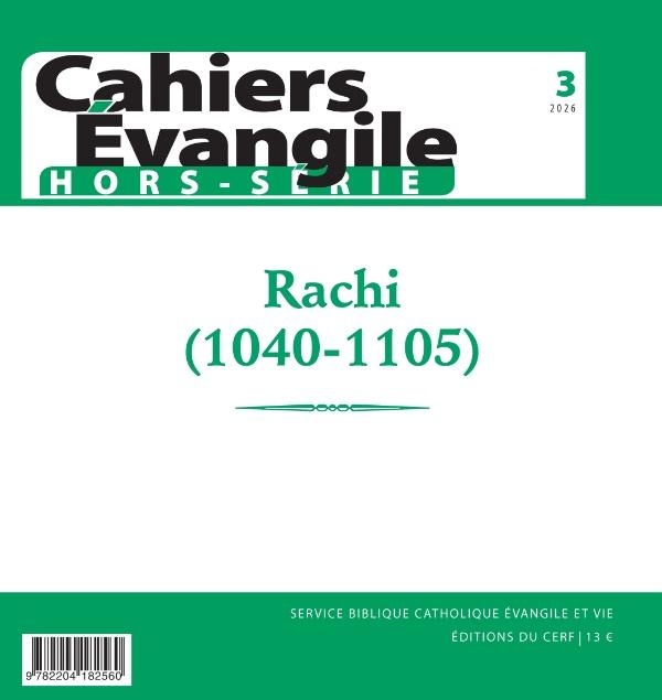 CAHIER EVANGILE SUPPLEMENT 3
