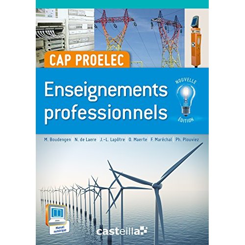 ENSEIGNEMENTS PROFESSIONNELS CAP PROELEC (2015) - MANUEL ELEVE