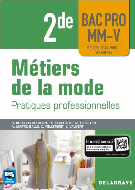 METIERS DE LA MODE 2DE BAC PRO MM-V (2018) - POCHETTE ELEVE - PRATIQUES PROFESSIONNELLES