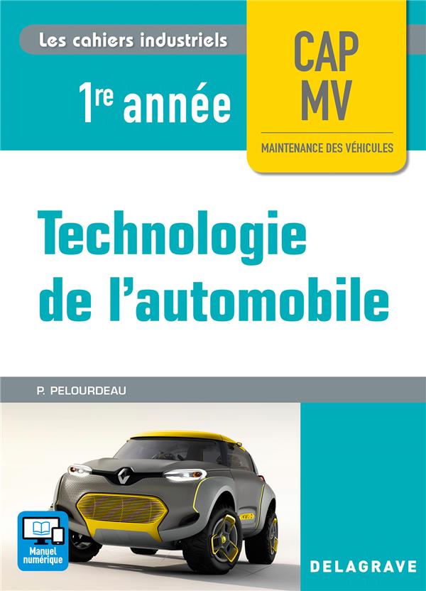 TECHNOLOGIE DE L'AUTOMOBILE 1RE ANNEE CAP MV (2017) - POCHETTE ELEVE