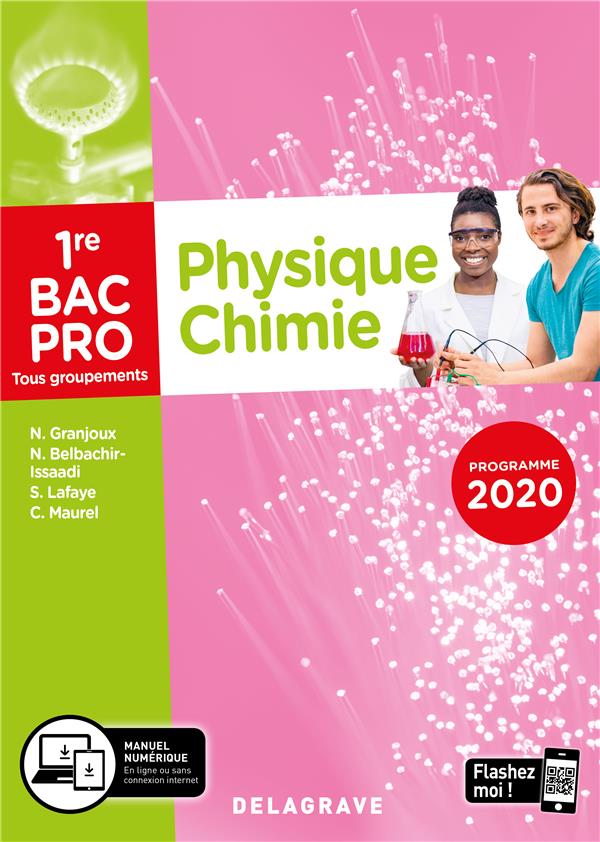 PHYSIQUE - CHIMIE 1RE BAC PRO (2020) - POCHETTE ELEVE