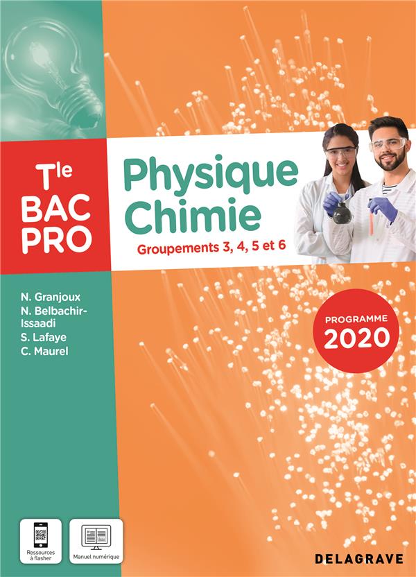 PHYSIQUE - CHIMIE TLE BAC PRO G3, G4, G5, G6 (2021) - POCHETTE ELEVE
