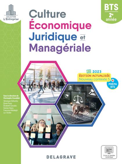 L'ENTREPRISE - CULTURE ECONOMIQUE, JURIDIQUE ET MANAGERIALE (CEJM) 2E ANNEE BTS (2023) - POCHETTE EL