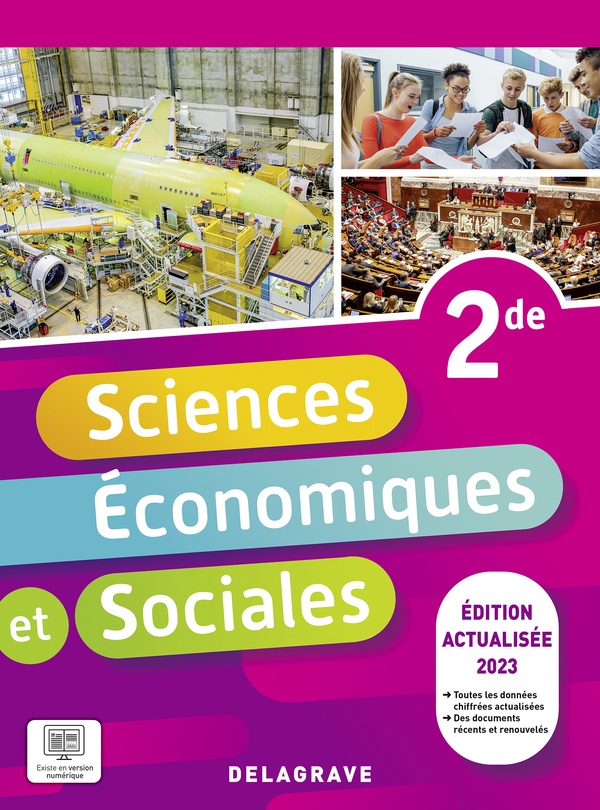 SCIENCES ECONOMIQUES ET SOCIALES (SES) 2DE (2023) - POCHETTE ELEVE