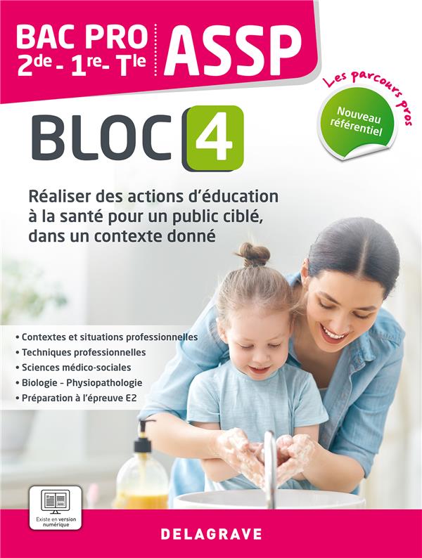 LES PARCOURS PROS - ASSP - BLOC 4 - 2DE, 1RE, TLE BAC PRO ASSP (2023) - POCHETTE ELEVE