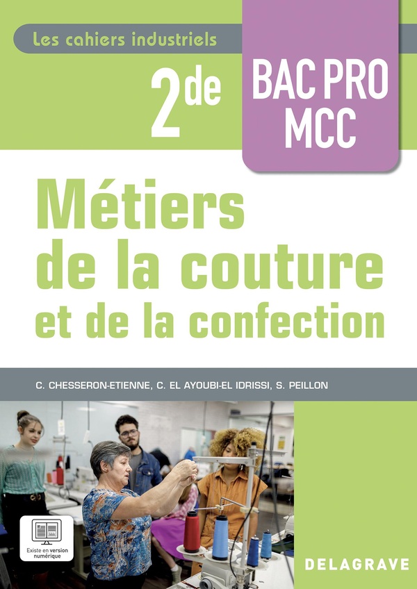 LES CAHIERS INDUSTRIELS METIERS DE LA COUTURE ET DE LA CONFECTION 2DE BAC PRO (2025) - POCHETTE ELEV