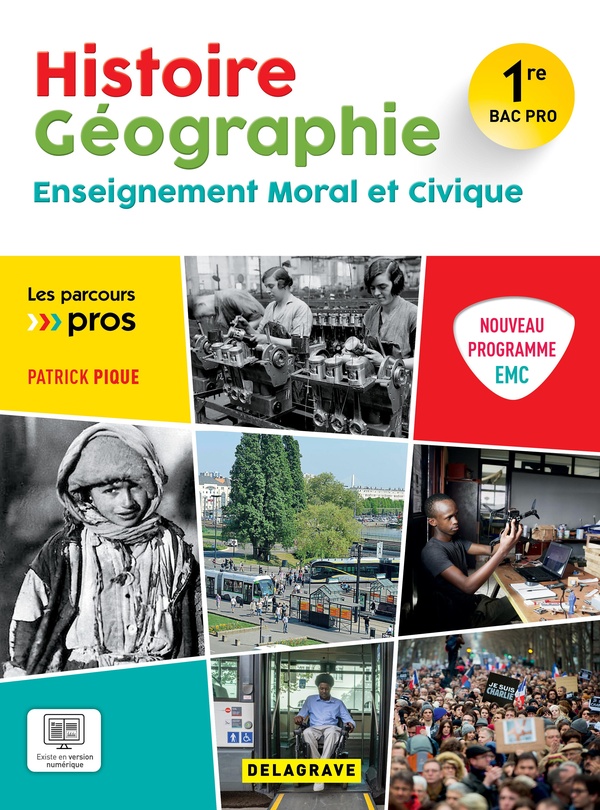 LES PARCOURS PROS HISTOIRE GEOGRAPHIE EMC 1RE BAC PRO (2025) - POCHETTE ELEVE
