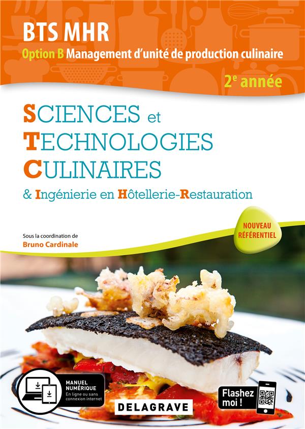 SCIENCES ET TECHNOLOGIES CULINAIRES (STC) 2E ANNEE BTS MHR (2020) - POCHETTE E