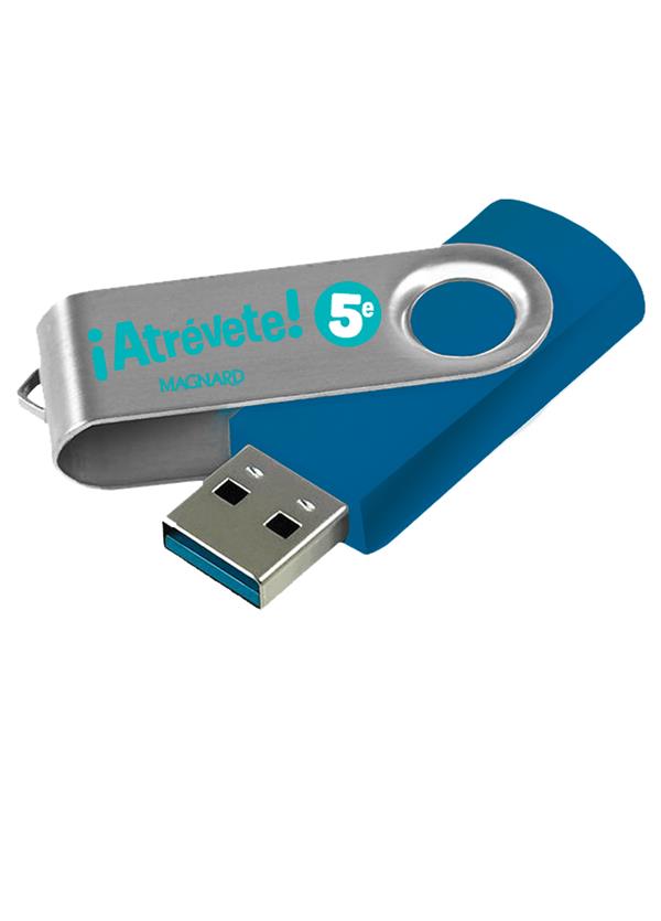 IATREVETE! ESPAGNOL 5E (2022) - CLE USB DE DOCUMENTS AUDIO ET VIDEO CLASSE