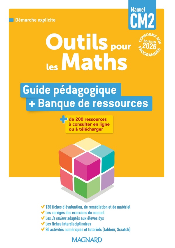 OUTILS POUR LES MATHS CM2 (2026) - GUIDE PEDAGOGIQUE DU MANUEL + BANQUE DE RESSOURCES