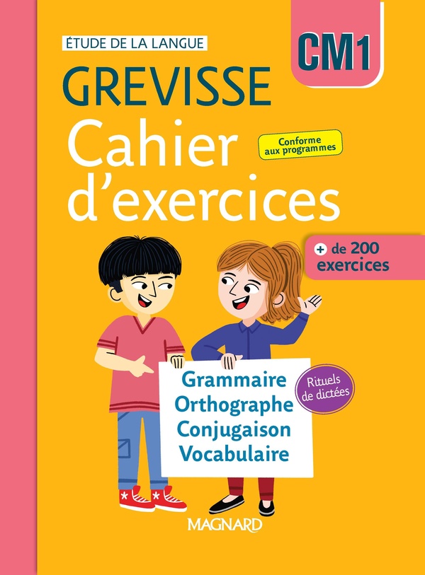 CAHIER D'EXERCICES GREVISSE CM1 (2026)