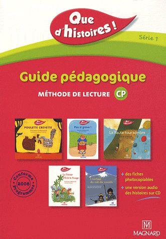 CP QUE D'HISTOIRES SERIE 1 GUIDE PEDAGOGIQUE AVEC CD AUDIO