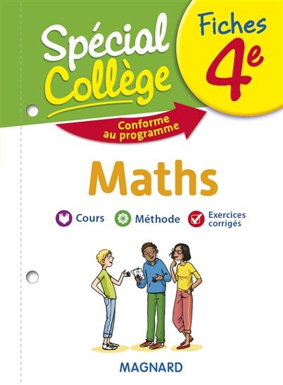 FICHES MATHS 4E 2019