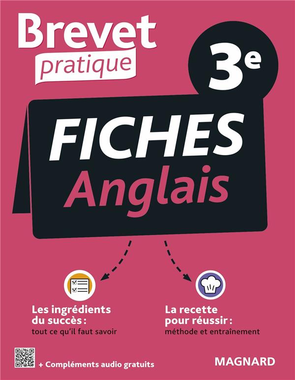 BREVET PRATIQUE FICHES ANGLAIS 3E BREVET 2022 - L'ESSENTIEL POUR REUSSIR L'ANGLAIS 3E EN 35 FICHES E
