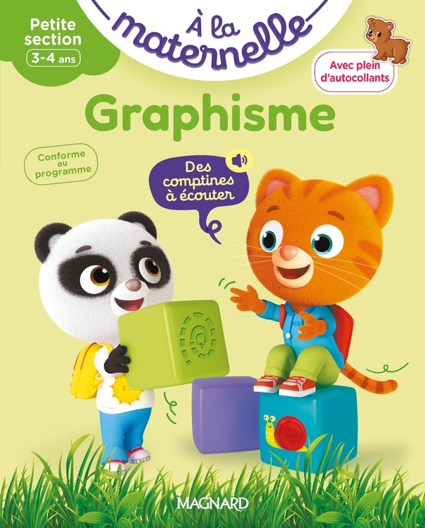 GRAPHISME PETITE SECTION 3-4 ANS - A LA MATERNELLE - LES PREMIERS APPRENTISSAGES DE LA MATERNELLE
