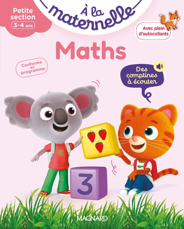 MATHS PETITE SECTION 3-4 ANS - A LA MATERNELLE - LES PREMIERS APPRENTISSAGES DE LA MATERNELLE