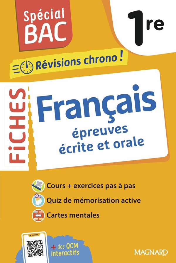 SPECIAL BAC 2026 - FICHES FRANCAIS 1RE - TOUT LE PROGRAMME EN 53 FICHES, MEMOS, SCHEMAS-BILANS, EXER